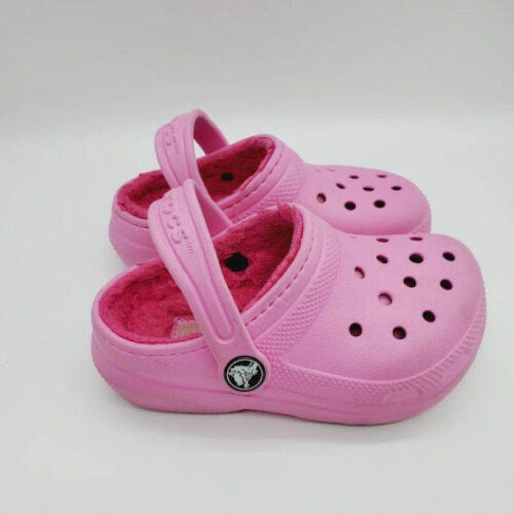 Crocs Toddler Girl Casual Slip On Clogs Shoes Sz 8